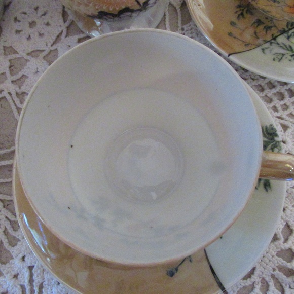 Authentic Japanese Lusterware Tea 13 piece set - Picture 4 of 12